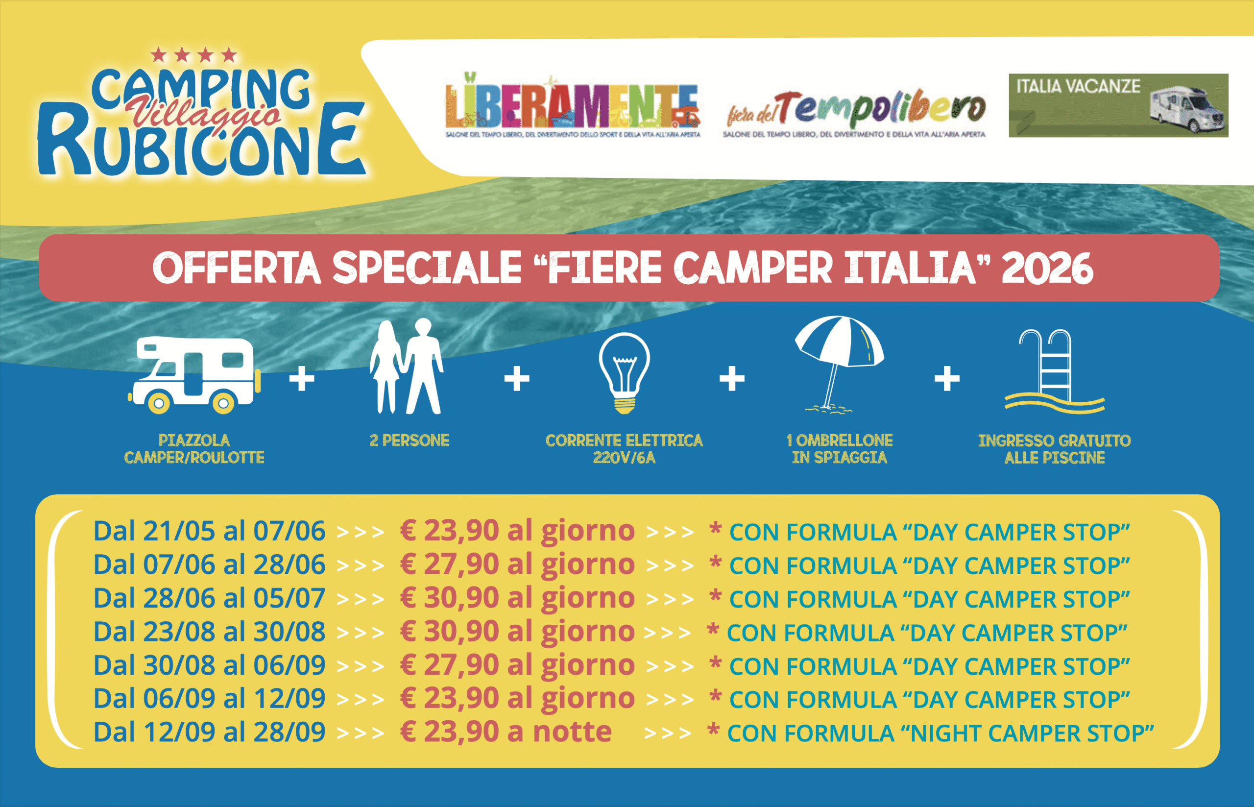 Coupon fiere italia 2026 fronte