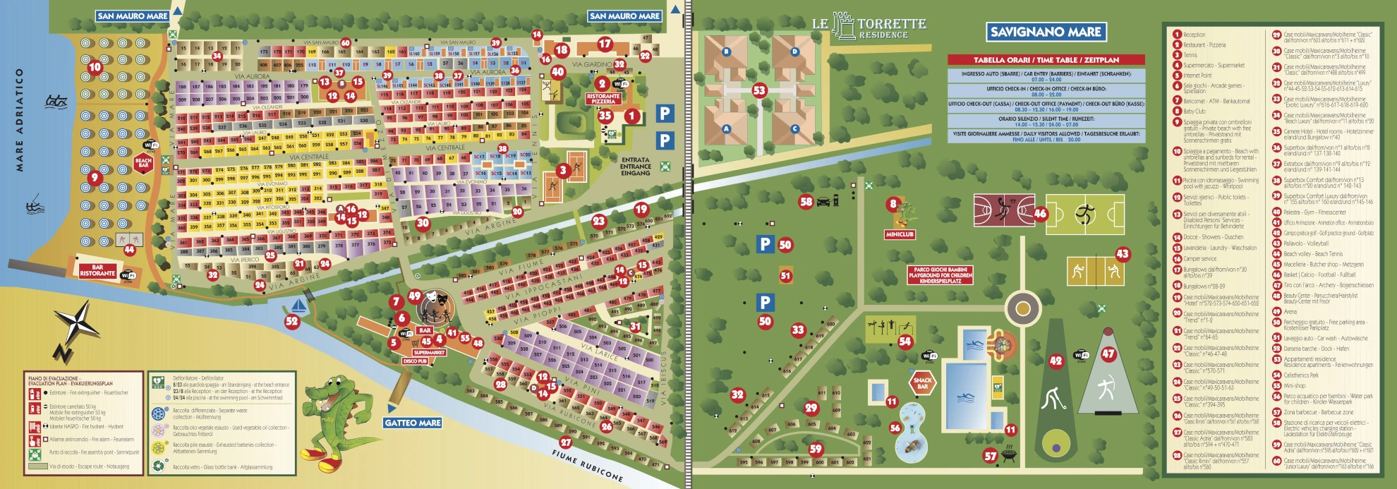 Camping Rubicone Mappa 2025