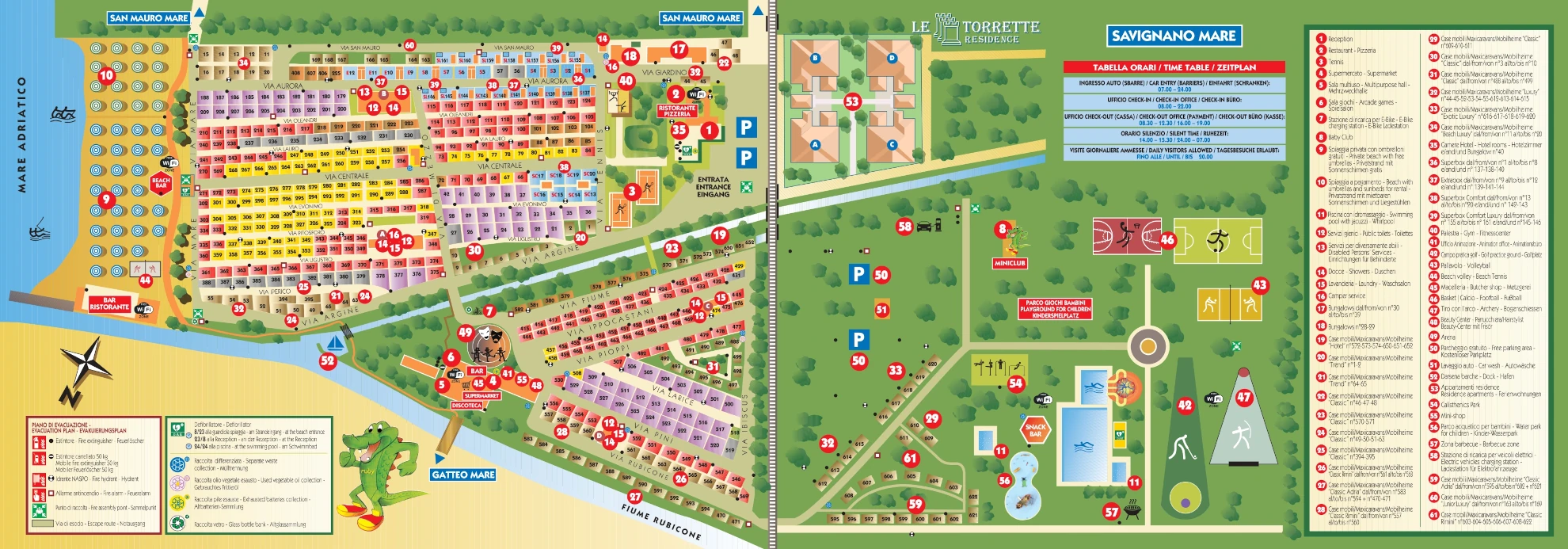 Mappa Rubicone Italy mar