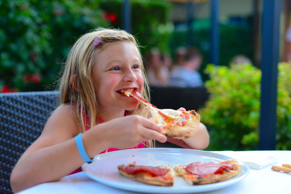 Bimba pizza restaurant Great Camping Rubicone